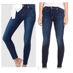 7 For All Mankind Blue The Mid Rise Skinny Jeans